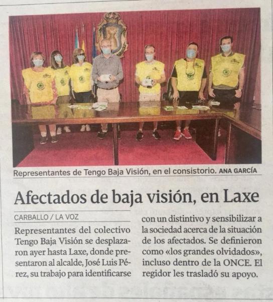 Recepci&oacute;n Ayto Laxe a Retina Salamanca